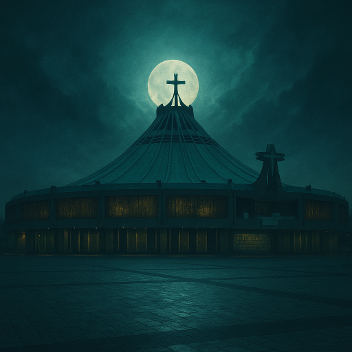 Imagen misteriosa de la Basílica de Guadalupe en la Ciudad de México