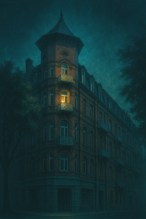 Imagen misteriosa del Edificio Río de Janeiro en la colonia Roma de la Ciudad de México